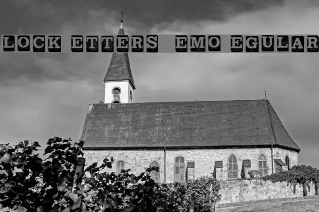 Block Letters _ Demo Regular Font examples