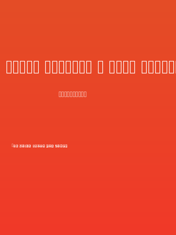 Block Letters _ Demo Regular Poster