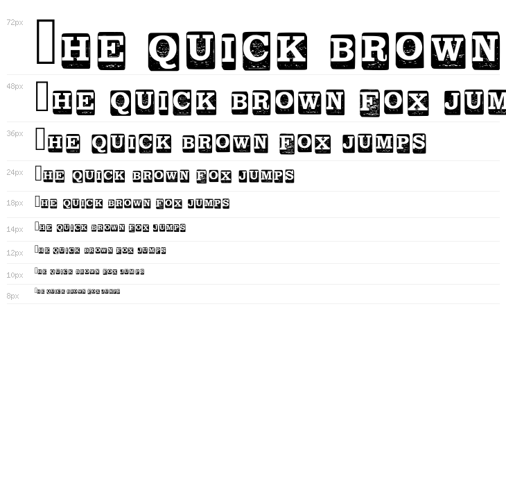 Block Letters _ Demo Regular Waterfall