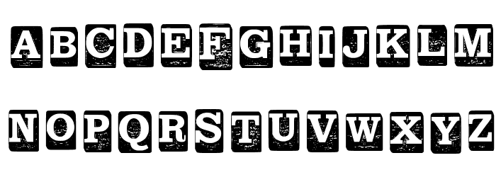 Block Letters _ Demo Regular Font LOWERCASE