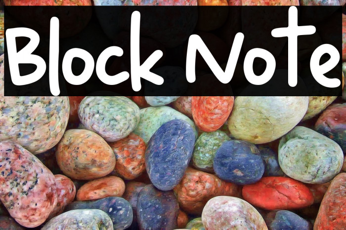 Block Note Example 3