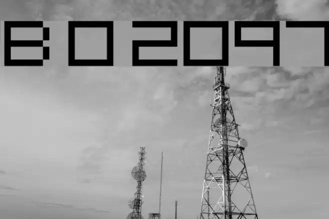 Block Out 2097 フォント examples