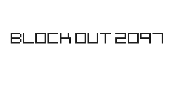 Block Out 2097 Logo