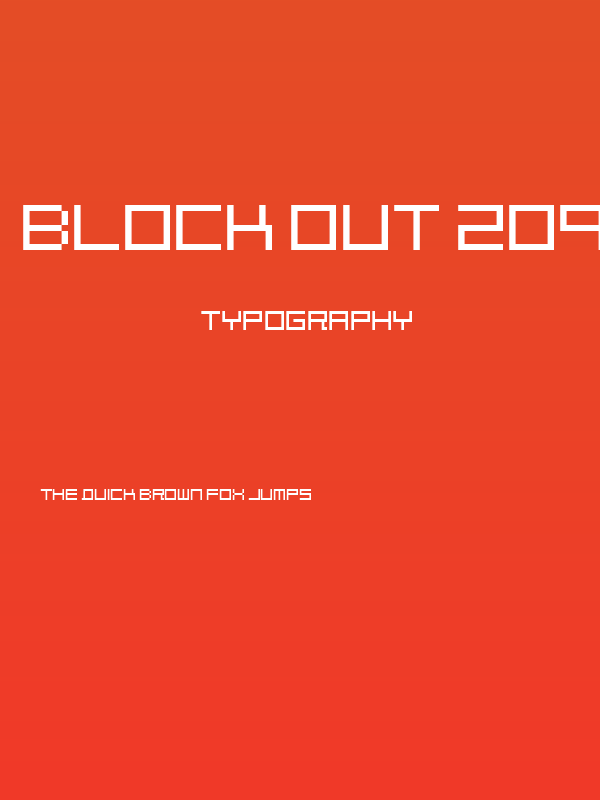 Block Out 2097 Poster