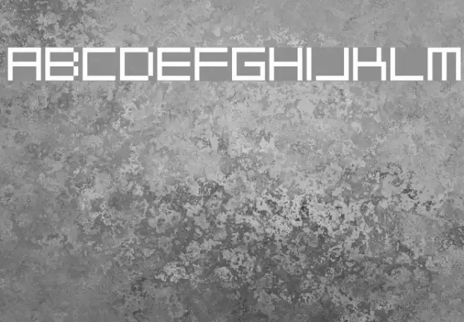Block Out Font examples