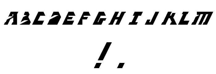 Block Regular Font OTHER CHARS