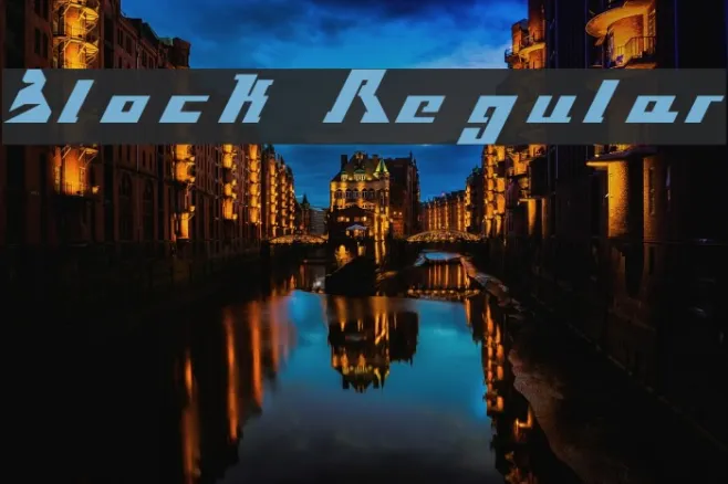 Block Regular Example 1