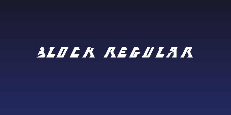Block Regular Social Header