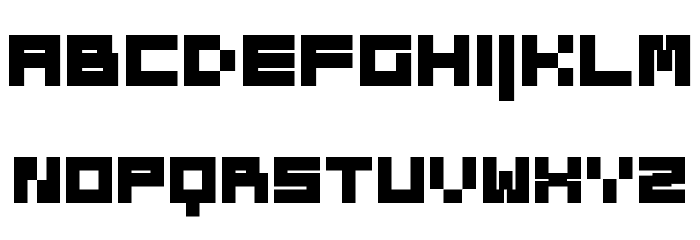 Block-Rock Font OTHER CHARS