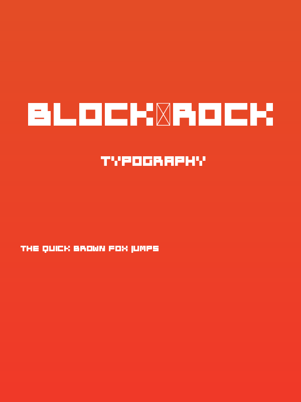 Block-Rock Poster