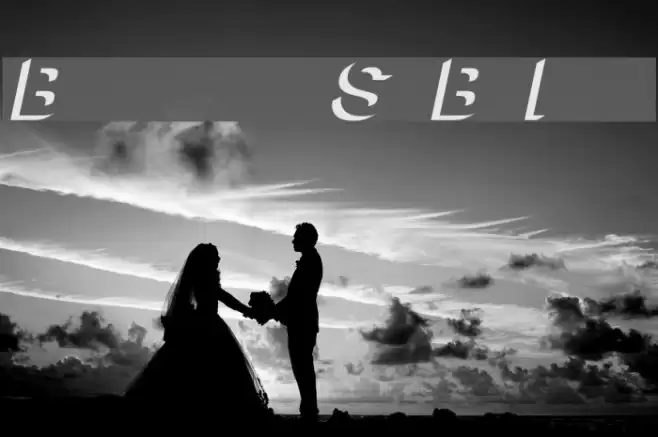 Block Shadow Bold Italic Font examples