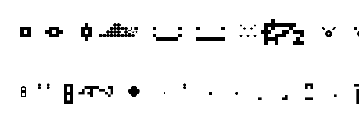 Block Shape Regular Font OTHER CHARS