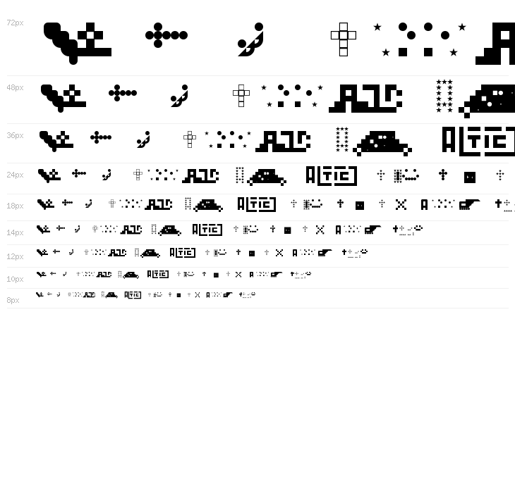Block Shape Regular Waterfall