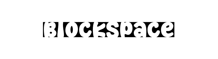 Block Space  नि: शुल्क फ़ॉन्ट्स डाउनलोड