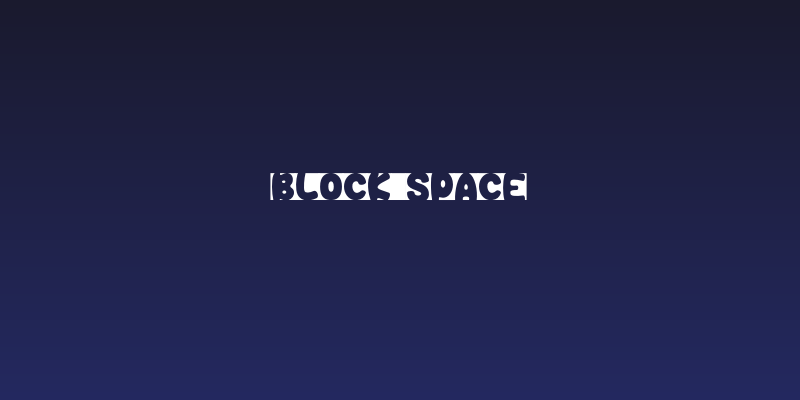 Block Space Social Header