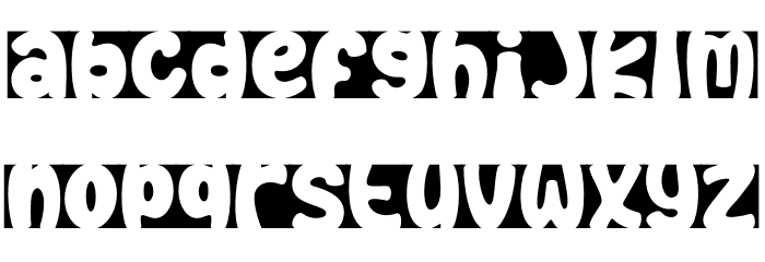 Block Space Font LOWERCASE