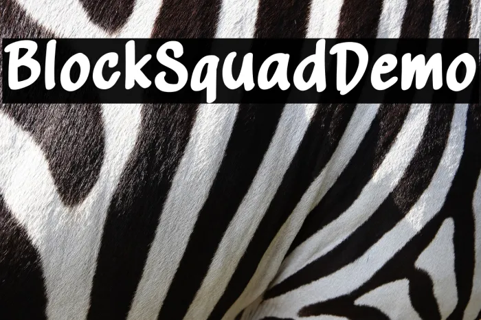 Block Squad Demo Example 2