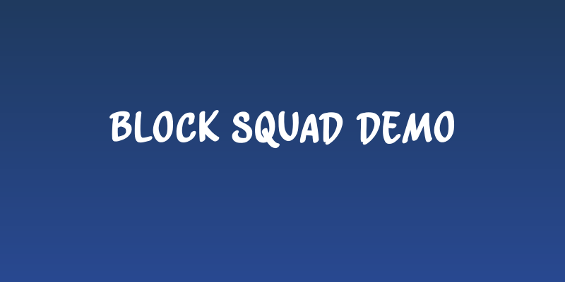 Block Squad Demo Social Header