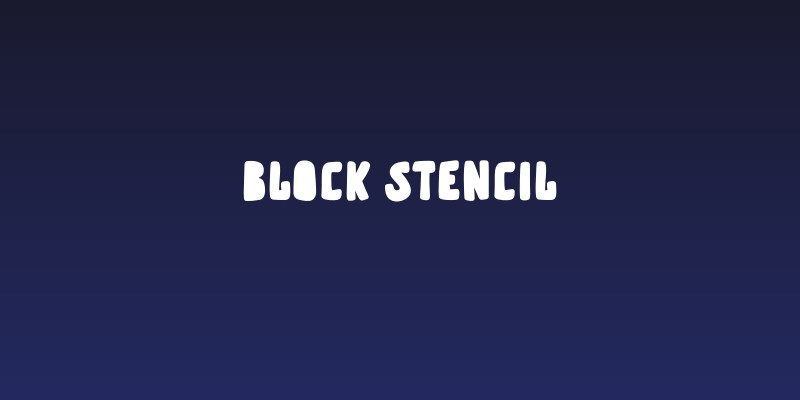 Block Stencil Social Header