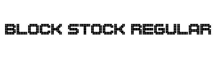 Block Stock Regular  les polices de caractères gratuit tlcharger