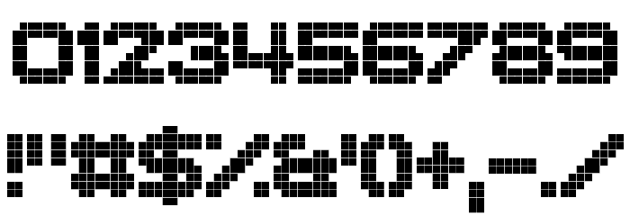 Block Stock Regular フォント その他の文字