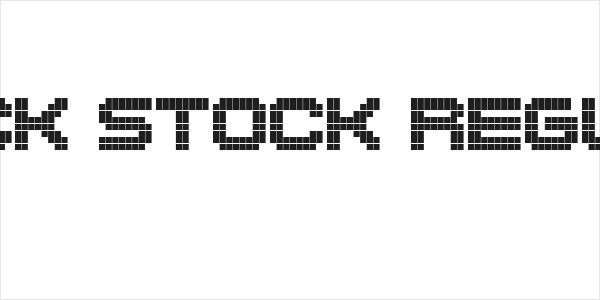 Block Stock Regular Logo