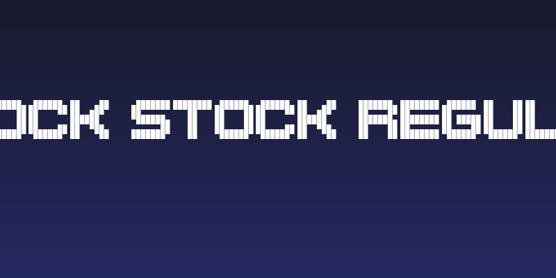 Block Stock Regular Social Header
