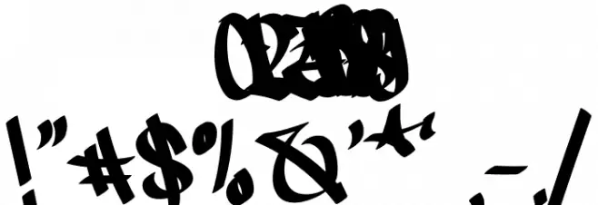 Block Tags フォント その他の文字