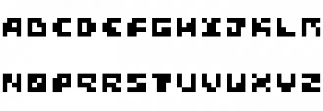 Block Talk 字体 大写