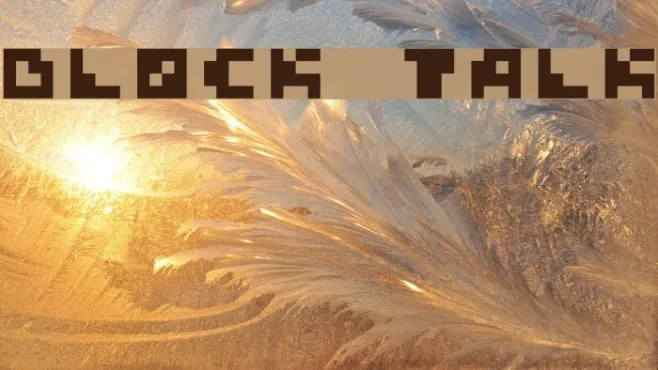Block Talk Example 3