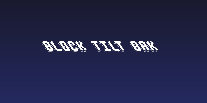 Block Tilt BRK Social Header