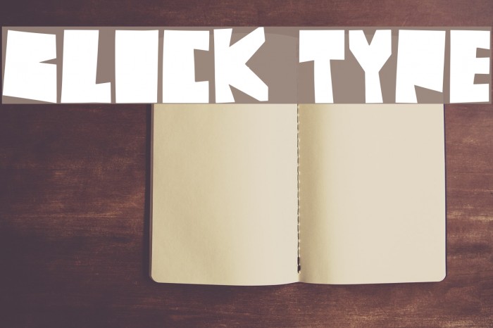 Block Type Font examples