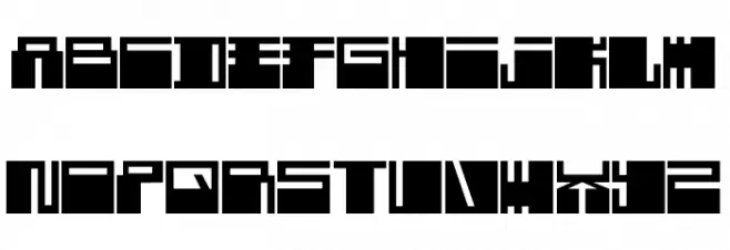 BlockAddicted Font Litere mari