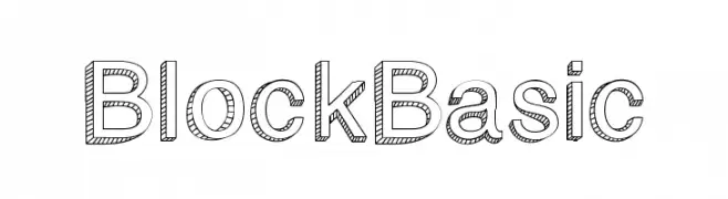 BlockBasic  Free Fonts Download