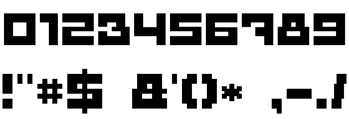 BlockBit Font OTHER CHARS