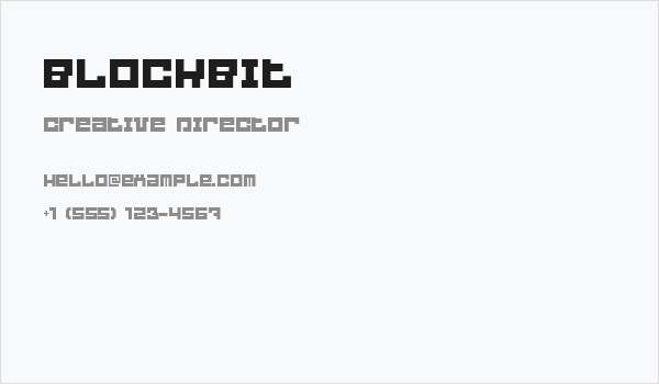 BlockBit Business Card