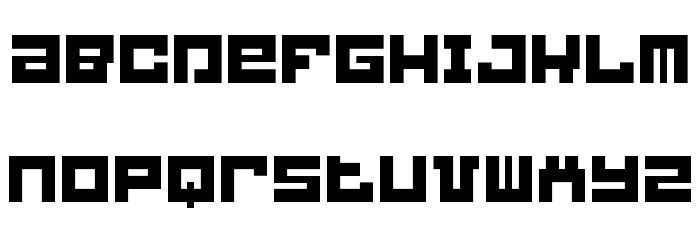 BlockBit Font LOWERCASE