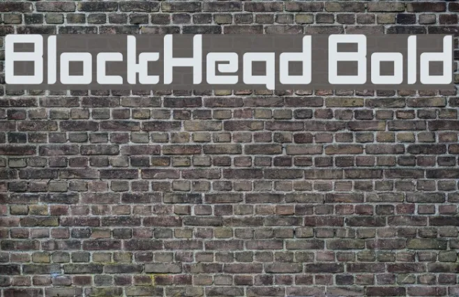 BlockHead Bold Example 1