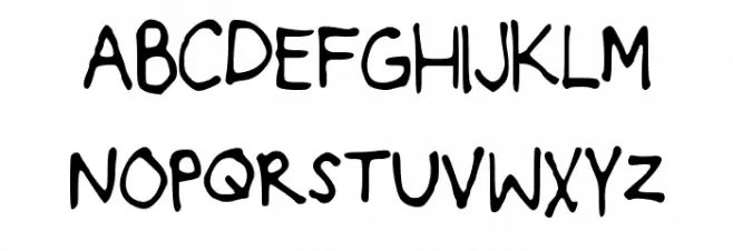 BlockItOut Schriftart Kleinbuchstaben