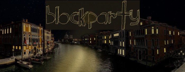 BlockParty Font examples
