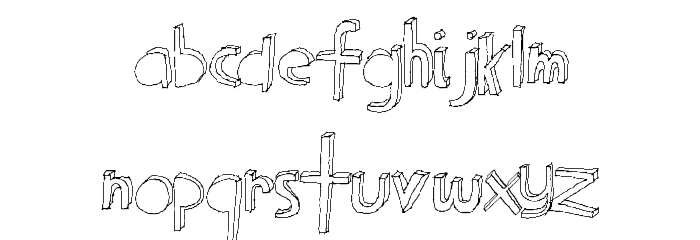 BlockParty Font LOWERCASE