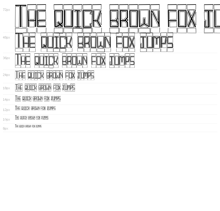 BlockTitling Outline Waterfall