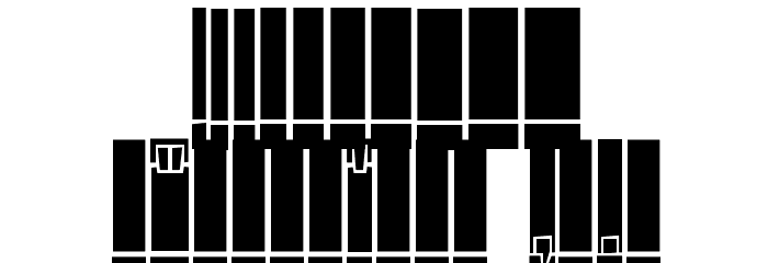 BlockTitling Standard Font OTHER CHARS