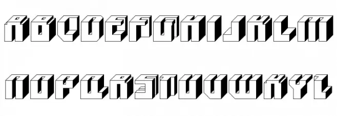 BlockUp Schriftart Groß