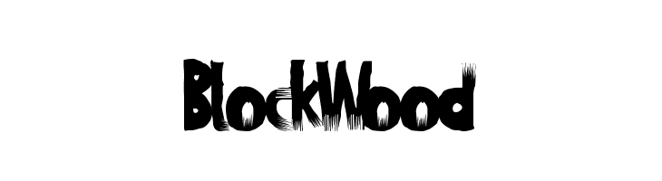 BlockWood  Free Fonts Download