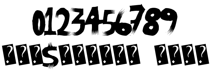 BlockWood Font OTHER CHARS