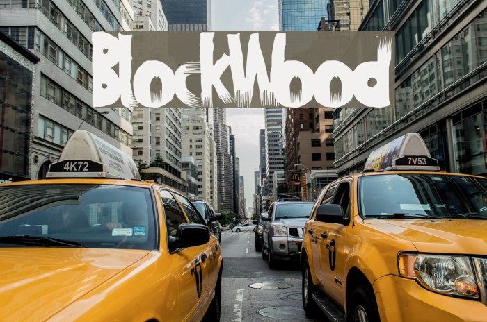BlockWood Font examples