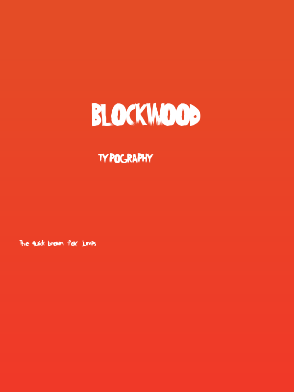BlockWood Poster