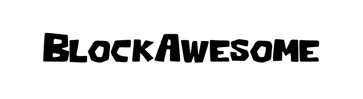 Block_Awesome Font