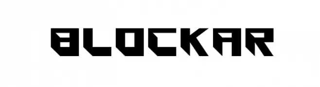 Blockar  Descarca Fonturi Gratis